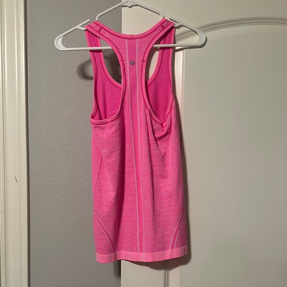 Pink Lulu Women's Athletic Tank Top - Picture 2 of 3